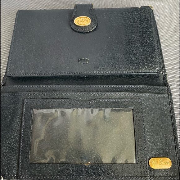 Authentic Gucci GG Web Monogram Design Handbag Matching Wallet - Navy - Picture 16 of 16